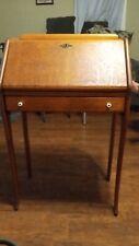 Pristine neat antique mail organizer small work station desk very sturdy solid for sale  Shipping to South Africa