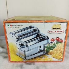 Marcato Atlas Deluxe 150mm Pasta Maker Machine Working Used Once Stainless Steel for sale  Shipping to South Africa