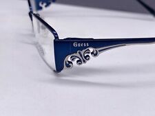 Monturas de gafas GUESS para mujer azul rectangular metal pequeño Gu 1666 segunda mano  Embacar hacia Argentina