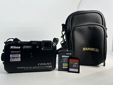 Câmera GPS Nikon CoolPix AW110 à prova d'água à prova de choque 32gb SD + estojo ~ Testada ✅, usado comprar usado  Enviando para Brazil