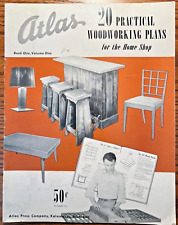 Usado, 1951 ATLAS HOME WOODWORKING PLANS Livro 1 Vol 1 Caixa de Janela Banqueta Armário 8E comprar usado  Enviando para Brazil