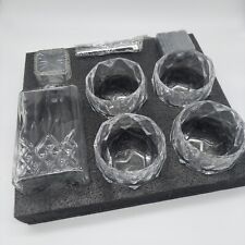 Used, Cygnet Whiskey Decanter Set 4 Whisky Glasses, Premium Glass Decanter Set for sale  Shipping to South Africa