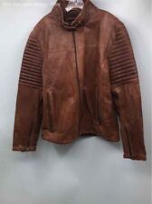 mens black rivet leather jacket for sale  Detroit