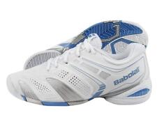 $150 BABOLAT SPECIAL Vpro2 SAPATO DE TÊNIS BRANCO AZUL EUA 5.5 = CRIANÇA 4 REINO UNIDO 3.5 -E36 P12 comprar usado  Enviando para Brazil