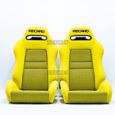 APENAS 1 PAR!! AUTÊNTICO RECARO SR3 gato selvagem amarelo muito bom estado, usado comprar usado  Enviando para Brazil