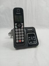 Panasonic Cordless Phone System Expandable Home Phone Metallic Black KX-TGD830 for sale  Shipping to South Africa