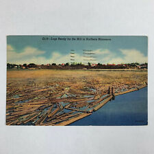 Postcard minnesota logs for sale  Elk Grove
