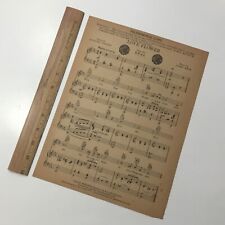 Partituras Love Flower Waltz 1930 letras de piano ukelele vintage segunda mano  Embacar hacia Argentina
