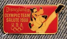 Usado, Alfiler Goofy Disney~Retirado~Disneyland Team Salute~Taekwondo~Olímpico Seúl~1988 segunda mano  Embacar hacia Argentina