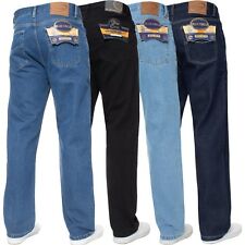 Calça jeans masculina perna reta ajuste regular jeans pesada todos os tamanhos de cintura do Reino Unido comprar usado  Enviando para Brazil