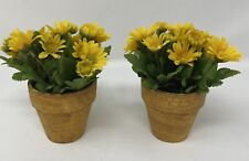 Artificial potted yellow for sale  Westfield
