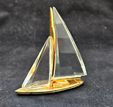 Crystal brass sailboat for sale  Colorado Springs