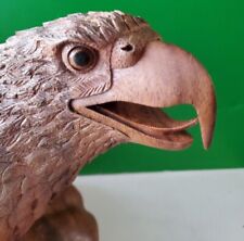 Vintage Hand Carved Wooden Eagle Native American  for sale  Shipping to South Africa