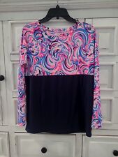 Lilly Pulitzer Finn Top Raz Berry Flamingoals Size Xs for sale  Shipping to South Africa