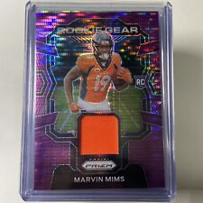 2023 Panini Prizm Marvin Mims Rookie Gear Memorabilia Pink Patch RG-MMS for sale  Shipping to South Africa