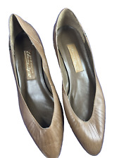 Zapatos vintage para mujer Etienne Aligner marrón talla 8,5 segunda mano  Embacar hacia Argentina