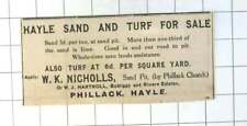 1937 nicholls sandpit for sale  BISHOP AUCKLAND