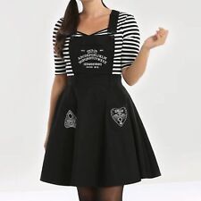 Used, Hell Bunny Dress Black Samara Hello Goodbye Gothic Withcraft Pinafore Ouija M for sale  Shipping to South Africa