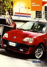 Fiat Seicento 10 / 2000 catalogue brochure, używany na sprzedaż  PL