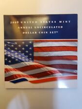 2008 US MINT Annual Uncirculated Dollar Coin Set & 5- $1 Presidential Coins for sale  Groton