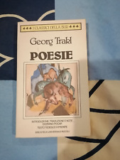 Poesie georg trakl usato  Orco Feglino