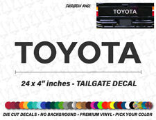 Used, TOYOTA TAILGATE Vinyl Decal Sticker Emblem Logo Graphic PICK COLOR - USA SELLER for sale  Shipping to South Africa
