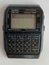 De Colección Casio Data Bank World Time Dbc-62 Reloj necesita batería 676 Corea dk Wow segunda mano  Embacar hacia Argentina