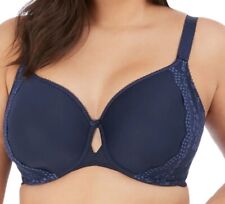 Used, Elomi Charley Bra Navy Size 36HH Underwired Padded Full Cup T-Shirt Lace 4383 for sale  Shipping to South Africa