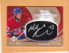 2007-08 UPPER DECK SWEET SHOT MICHAEL RYDER PUCK SIGNINGS #SSP-MR CANADIENS  A1 for sale  Shipping to South Africa