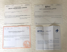 share certificates for sale  TEDDINGTON