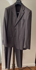 brown pinstripe suit for sale  Boston