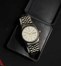 Relógio masculino raro vintage Citizen quartzo 6100 movimento tom duplo data do dia comprar usado  Enviando para Brazil