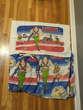 Juego de sábanas Rambo 1986 de colección - estuche de almohada, conjunto completo de sábanas ajustadas y planas  segunda mano  Embacar hacia Mexico