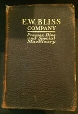 Usado, Libro de referencia E.W. Bliss Co Brooklyn NY especial maquinaria prensas muere Calidad segunda mano  Embacar hacia Argentina