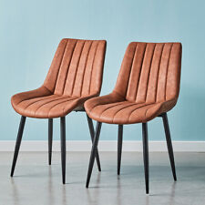Brown dining chairs for sale  LICHFIELD