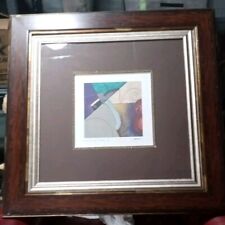 Framed abstract lithograph for sale  Clinton