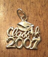 Beautiful 10k Yellow Gold Class Of 2007 Graduation Charm .9 Grams for sale  Shipping to South Africa