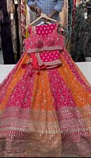 LEHENGA CHOLI INDIAN WEDDING PAKISTANI WEAR BOLLYWOOD DESIGNER PARTY READYMADE for sale  Shipping to South Africa