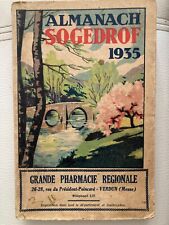 Almanach sogedrof 1935 d'occasion  Saint-Gobain
