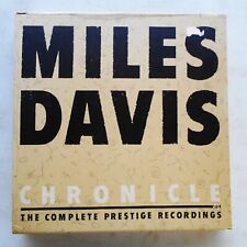 MILES DAVIS CHRONICLES THE COMPLETE PRESTIGE RECORDS 12 LP CAIXA CONJUNTO COM INSERÇÕES comprar usado  Enviando para Brazil