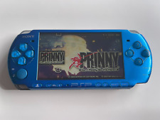 Sistema portátil Sony PSP 3000 azul vibrante + cargador oficial y batería nueva segunda mano  Embacar hacia Argentina