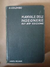 1933 hoepli manuale usato  Roma