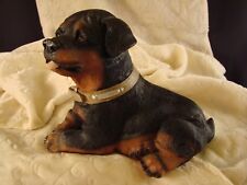 Estatueta ROTTWEILER Puppy Dog RESIN 5" T X 6 1/2 L #WD1, usado comprar usado  Enviando para Brazil