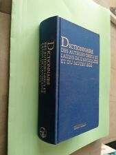 Dictionnaire auteurs grecs d'occasion  Martigues