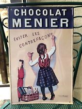 Chocolat menier plaque d'occasion  Saint-Macaire