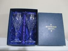 Two rockingham crystal for sale  HULL