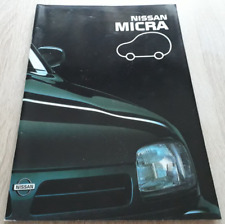 Nissan micra brochure for sale  BOURNE