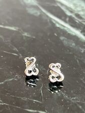Jane Seymour Sterling Silver Petite Open Heart Post Earrings HTF! for sale  Anaheim