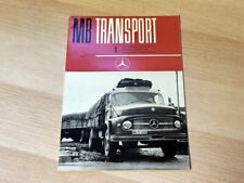 1962 MERCEDES 'MB TRANSPORT' NR 1 TRUCK LKW [FR] - magazine / brochure / journal na sprzedaż  PL