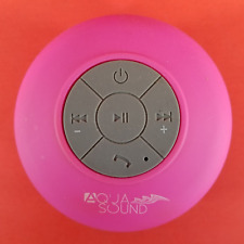 Aduro AQUA SOUND Bluetooth Waterproof Suction Cup Shower Speaker and Mic - Pink for sale  Shipping to South Africa